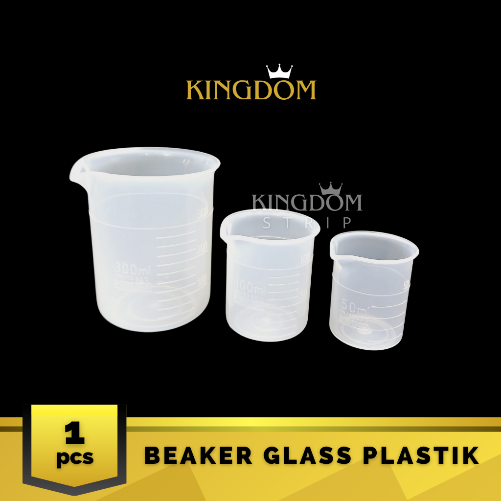 Beaker Gelas Plastik 100 cc