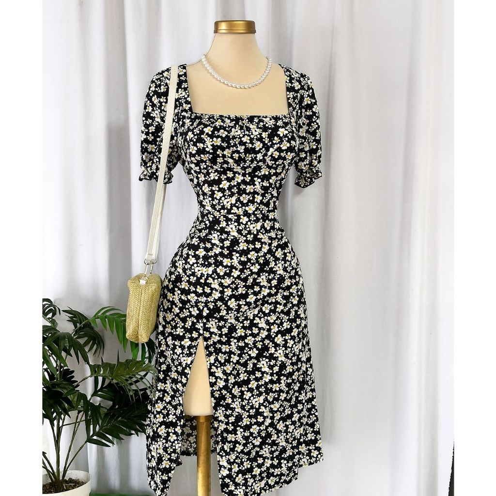 Monochrome Chic Dress