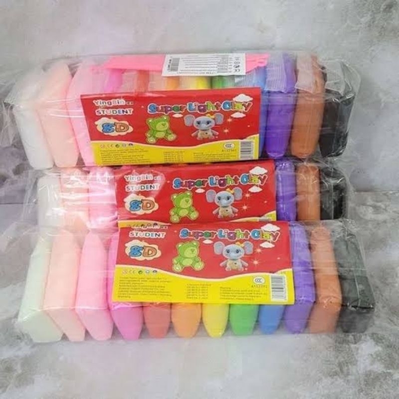 mainan clay isi 12