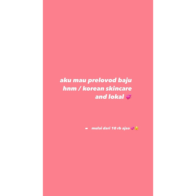 Prelov skincare / baju