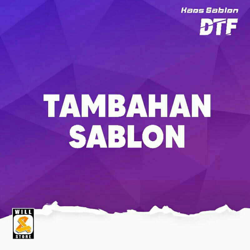 TAMBAHAN SABLON DTF