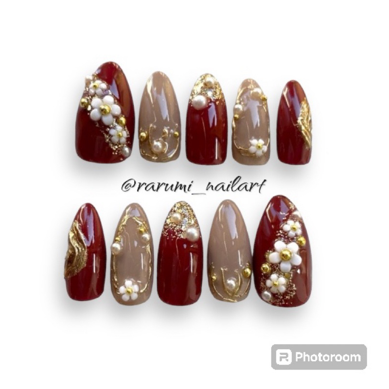 PRESS ON NAILS TYPE WEDDING 4