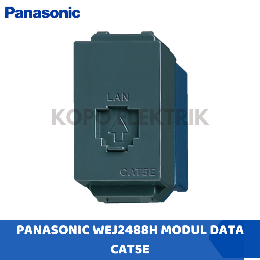 Panasonic Modul Outlet Data Cat5E / Modul Data Cat5E (WEJ2488H)