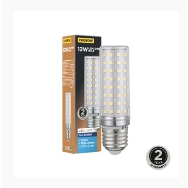 Krisbow Bohlam Led 12 Watt Cool Daylight E27 - Putih