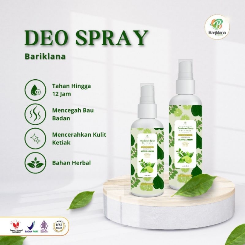 Deodorant spray