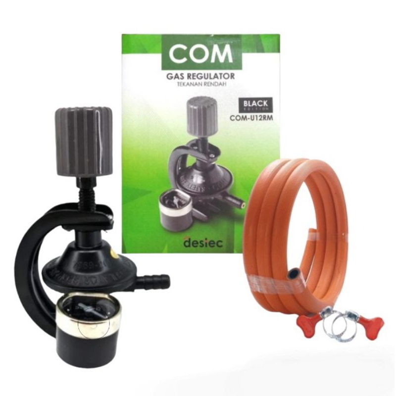 REGULATOR SELANG DESTEC COM U 12RM BLACK