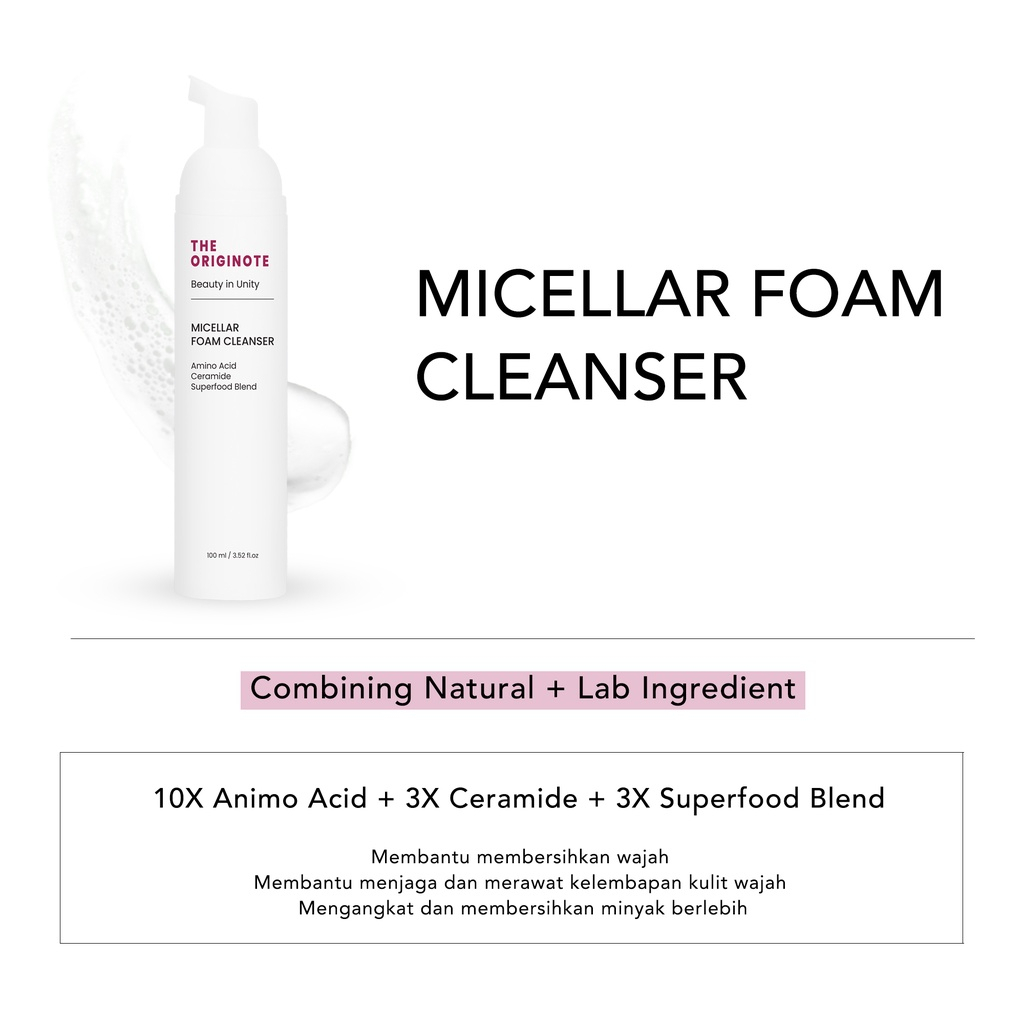 The Originote Micellar Foam Cleanser 100ml