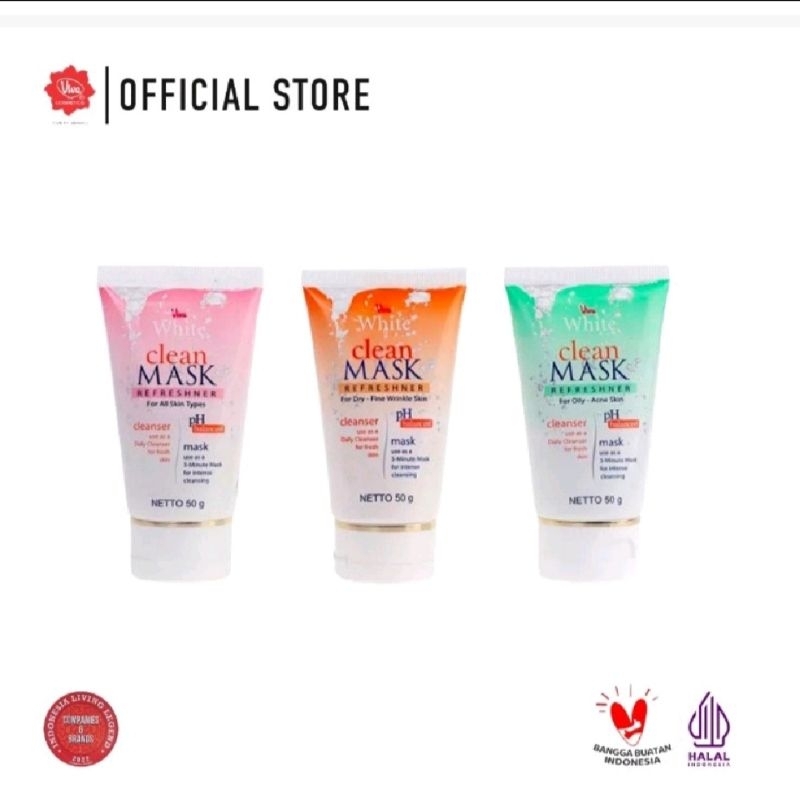 Viva White Clean & Mask Refreshner 50gr