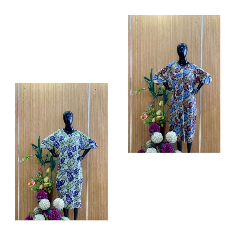 Daster Cinta Bunga Bahan Katun Rayon
