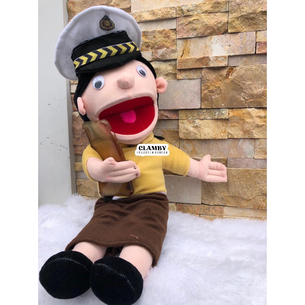 Boneka Tangan Muppet Karakter Polwan | Boneka Edukasi