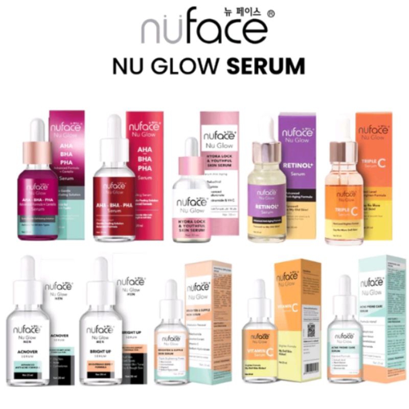 Nuface Nu Glow Serum Series