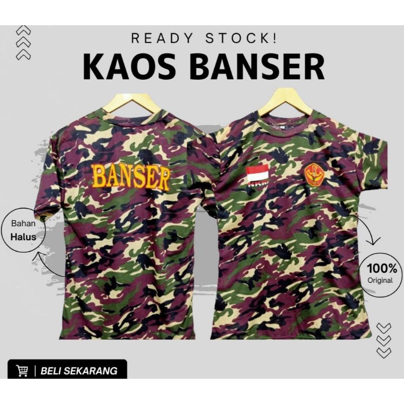 Kaos Banser tangan pendek