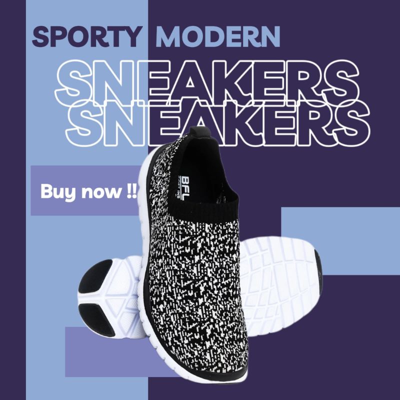 Bfly sneaker slip on