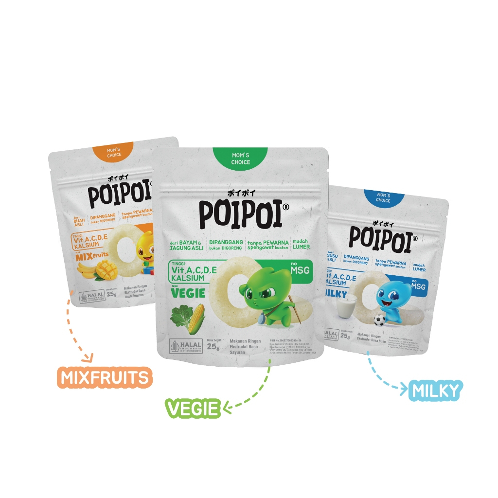 POIPOI SNACK 25GR
