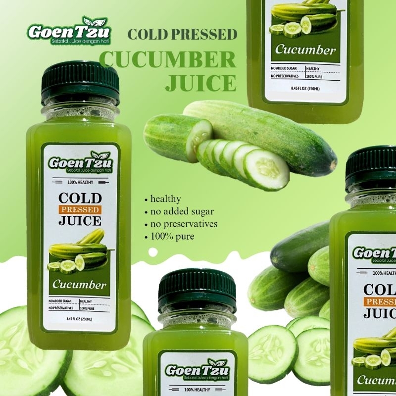 Jus Timun / Cucumber Juice Cold Pressed