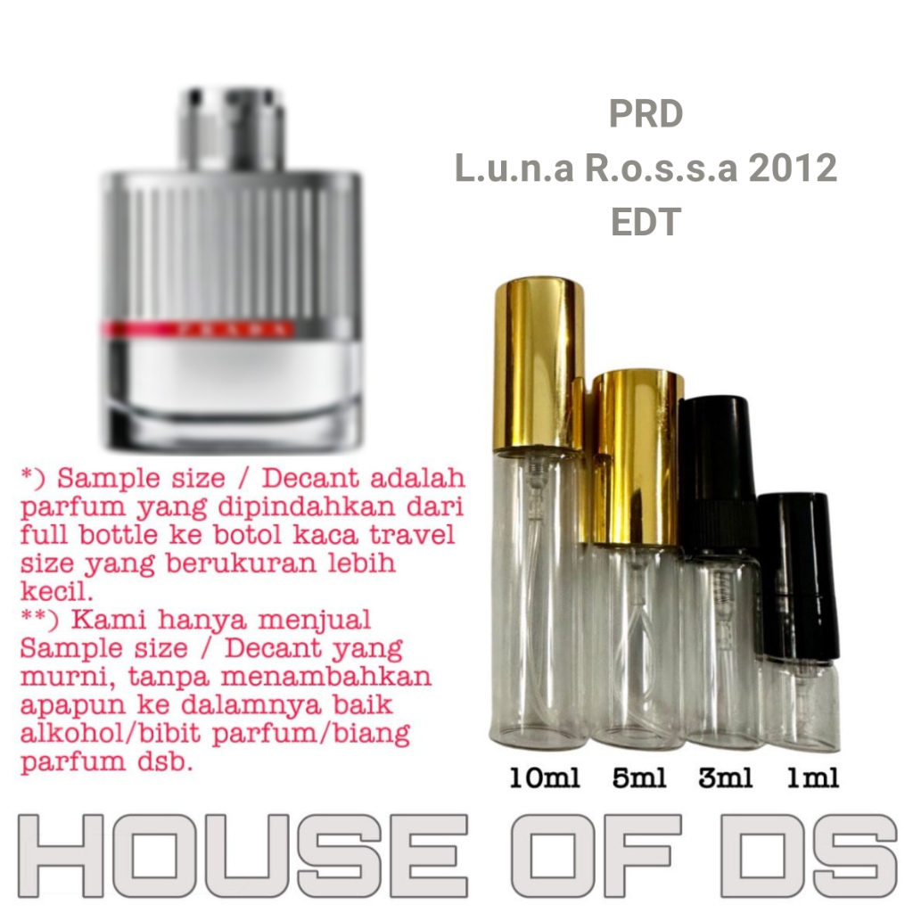 Decant PRD L.u.n.a R.o.s.s.a 2012 EDT 2ml/3ml/5ml/10ml
