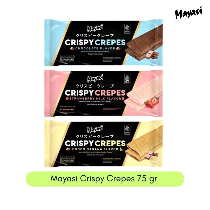 mayasi crispy crepes 75gr .