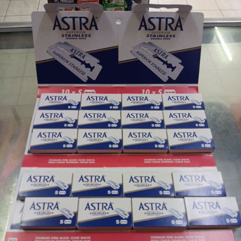Silet ASTRA Biru
