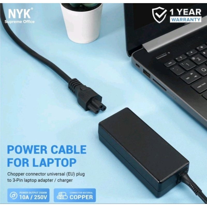 NYK Kabel Power Adaptor Notebook 1,5M