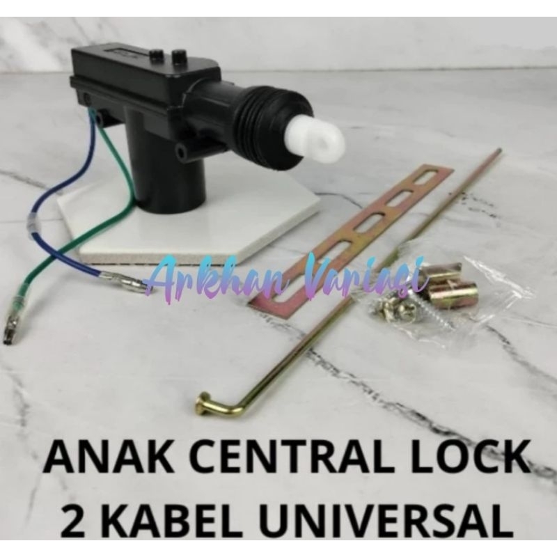 Anak Central Lock Pintu 2 Kabel Universal