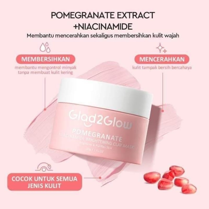 Glad2Glow Clay Mask 30gr