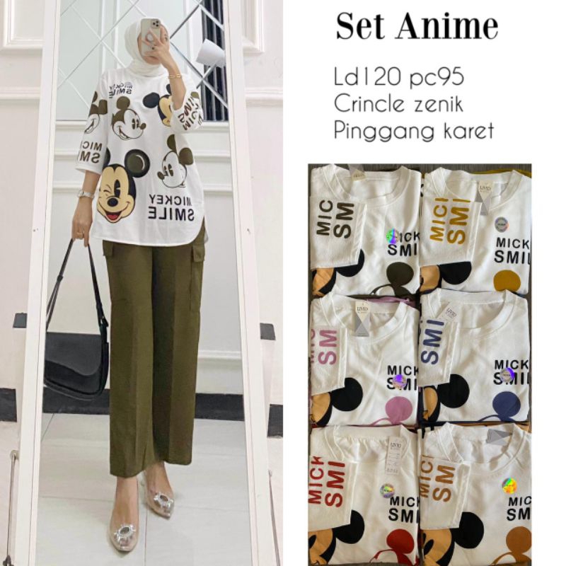 SET CEll anime matt knit