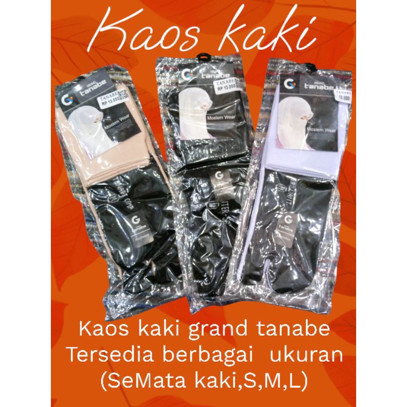 kaos kaki brand tanabe