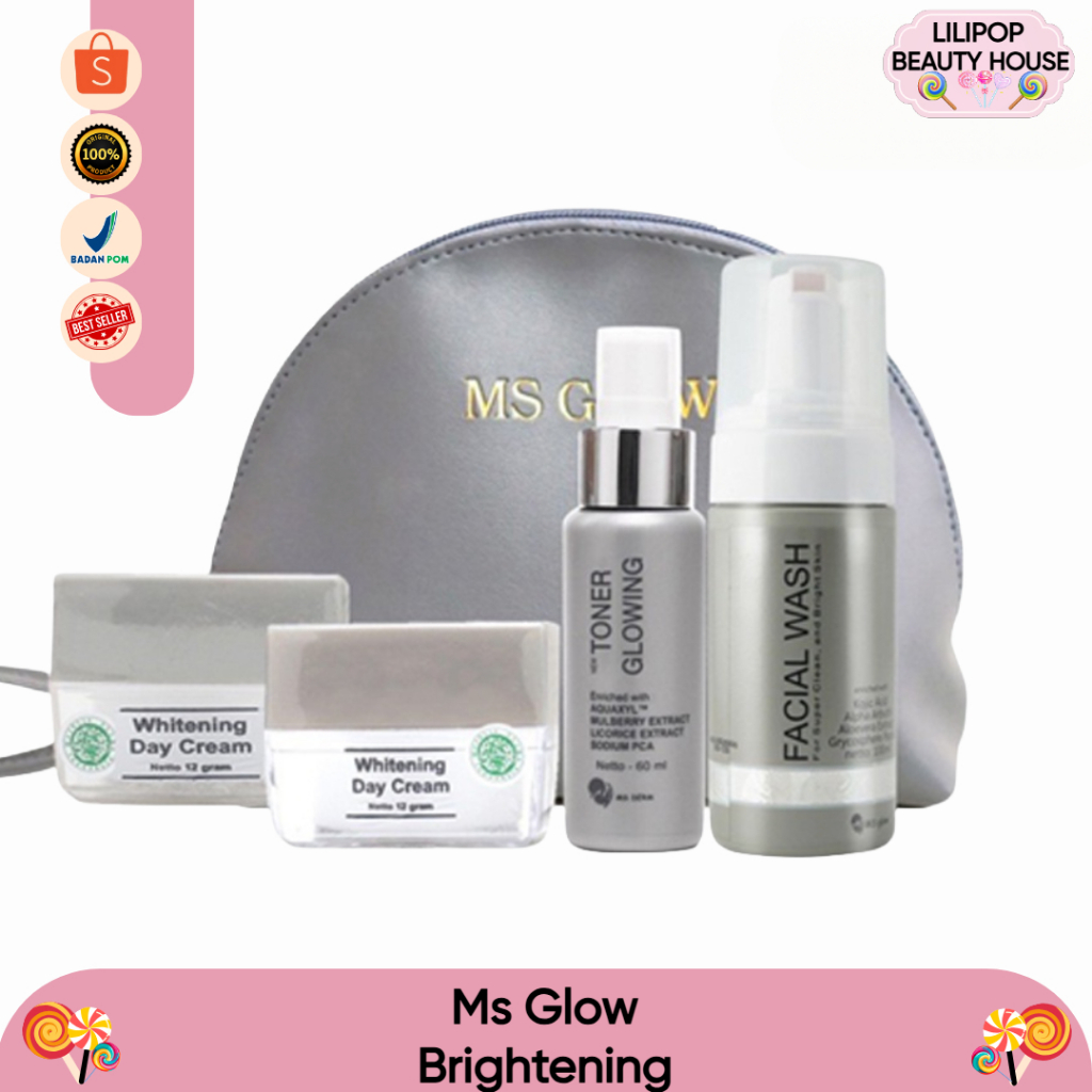 Ms Glow Brightening ( kulit normal ) SERIES