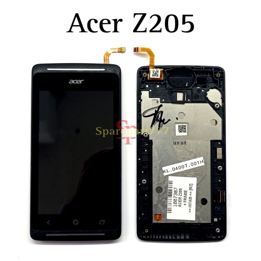 LCD Touchscreen Fullset + Frame Acer Z200 / Z205