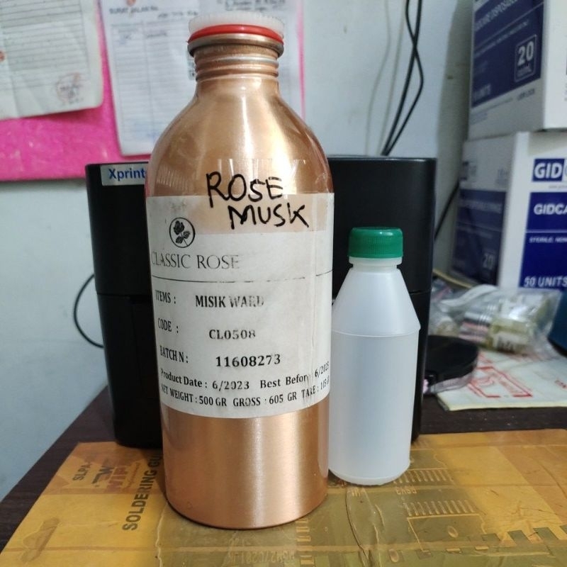 ROSE MUSK REPACK BOTOL 100ML