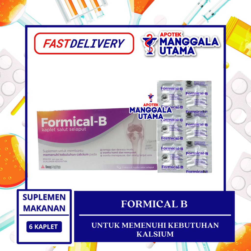 FORMICAL B SUPLEMEN KESEHATAN TULANG