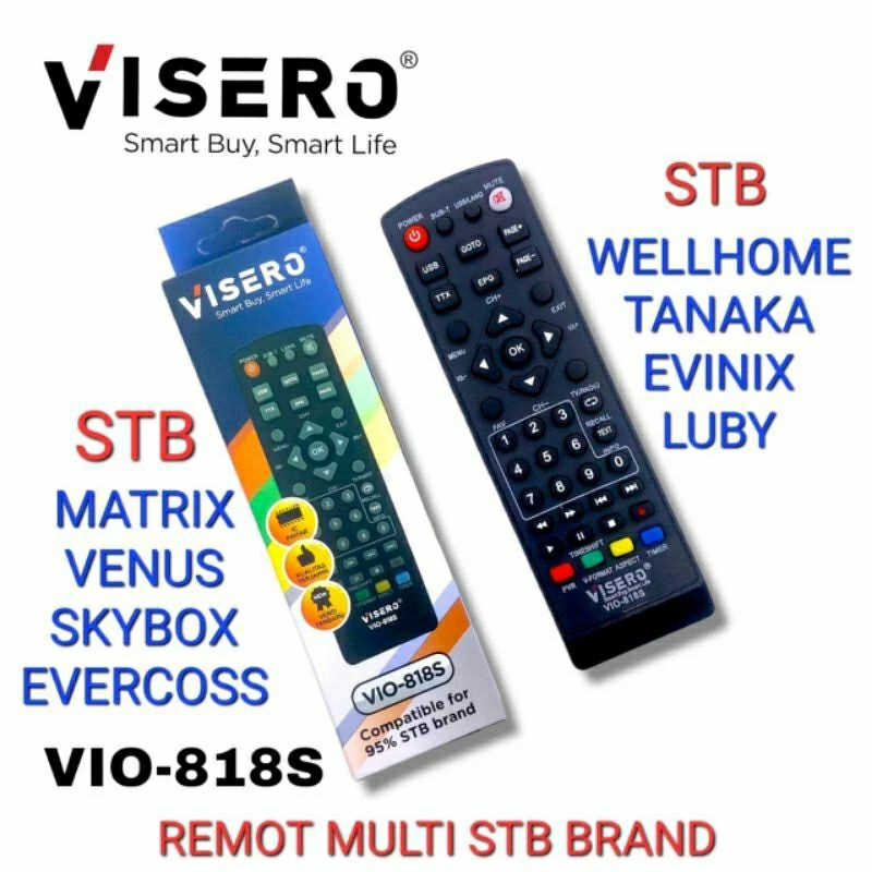 Remot Set Top Box Multi/Remot Stb Universal