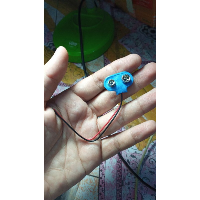 2pcs kancing baterai 9v