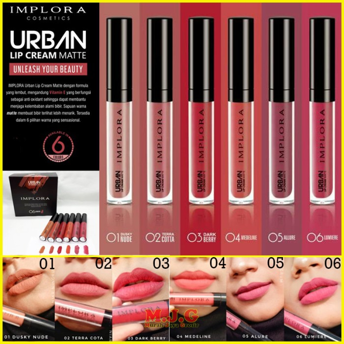 Implora - Urban Lip Cream Matte  - 15read Bean