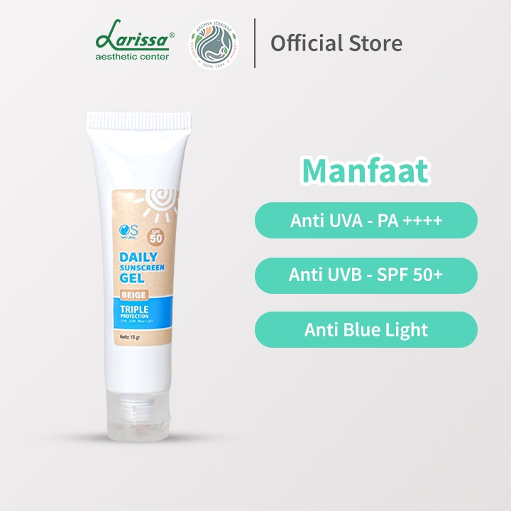 Daily Sunscreen Gel Beige Larissa