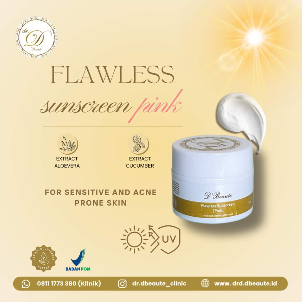 DBeaute Flawless Sunscreen (Pink)