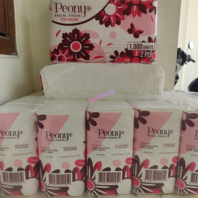 Peony Tisu Wajah 1000 sheets