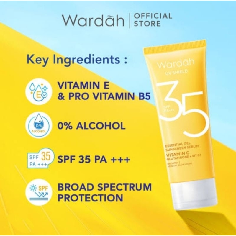 Wardah sunscreen serum Spf 35 PA++++