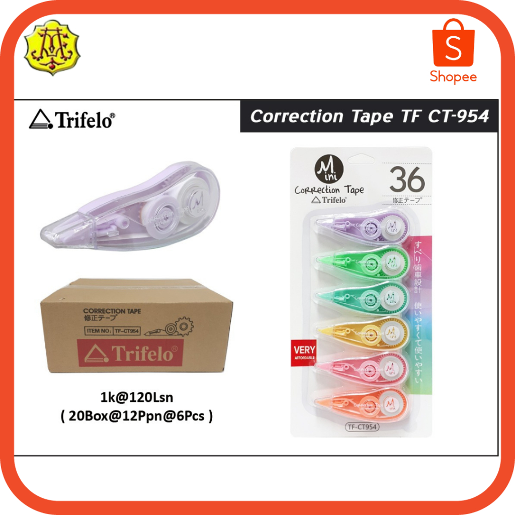 TIP EX / CORRECTION TAPE TRIFELO TF CT954