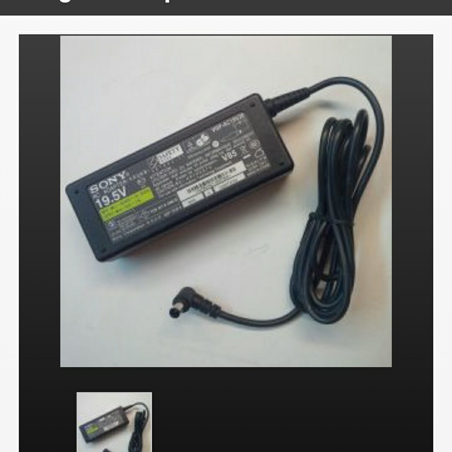 ORIGINAL ADAPTOR SONY 19V 3.95A