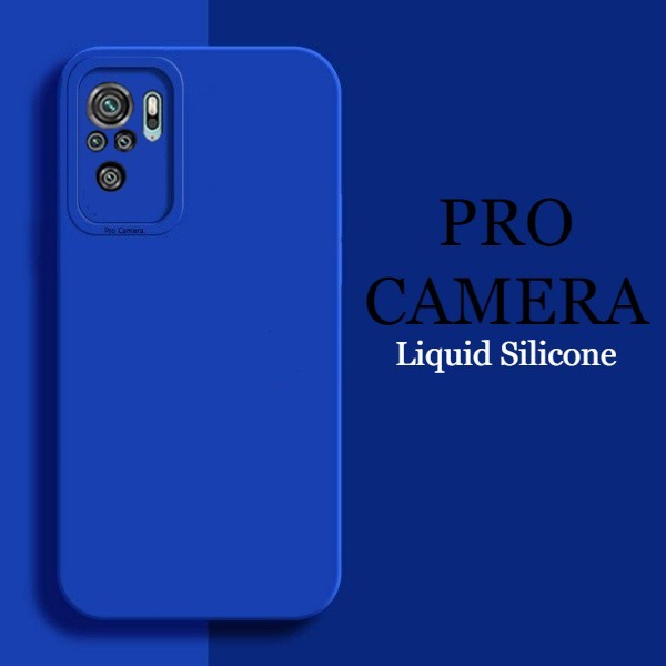 Casing Xiaomi Redmi Note 10 Pro - Note 10 - Note 10s Case Liquid Silicone Back Cover Slim