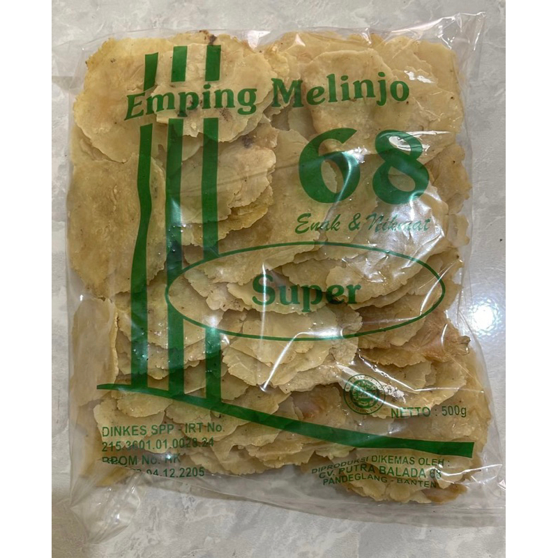 Emping Melinjo Mentah Original