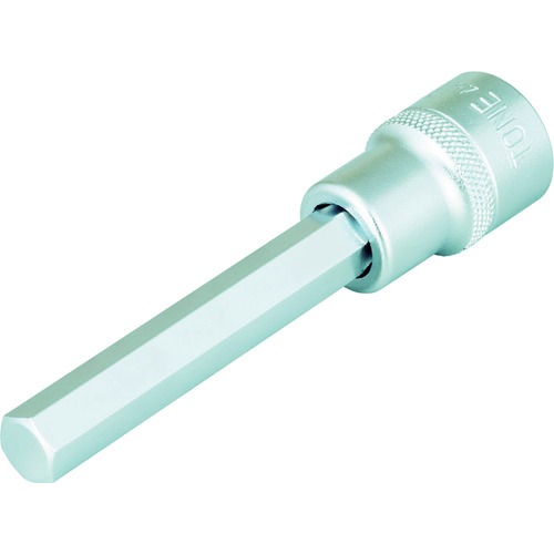 TONE long hexagon socket, width across flats 8mm, total length 100mm