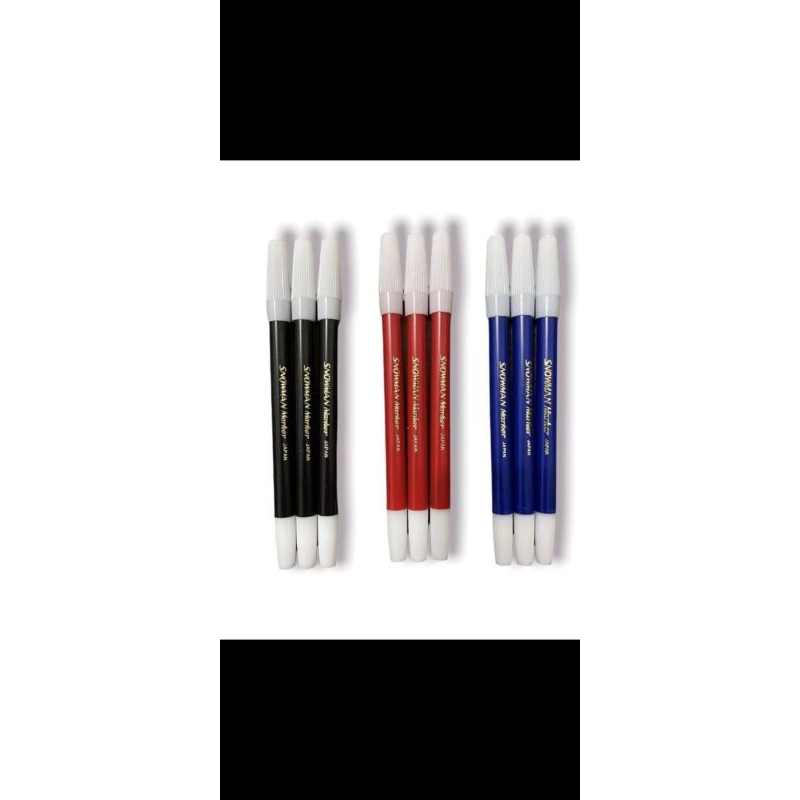 12pcs Spidol Snowman / Spidol