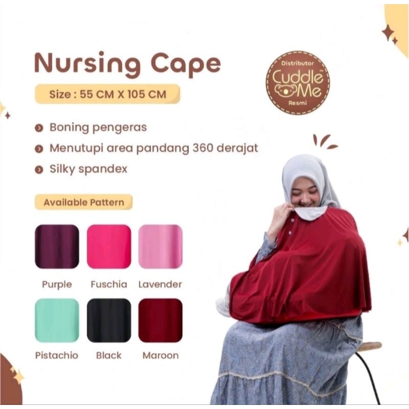 CUDDLE ME NURSING CAPE | APRON MENYUSUI
