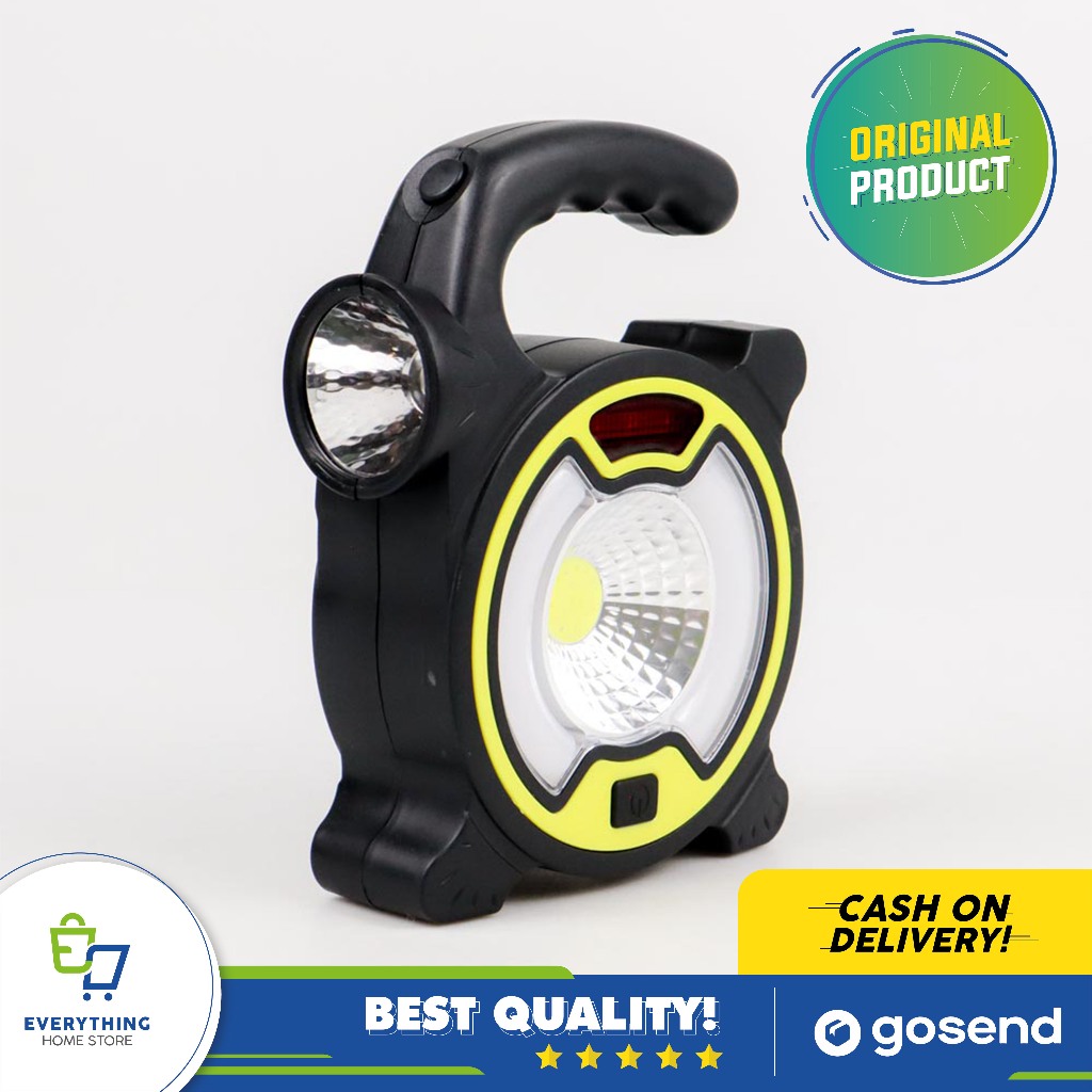 ZLED / Senter Led COB Work Solar Super Terang ORIGINAL EHS