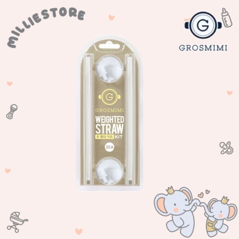 GROSMIMI Weighted Straw Kit (Twin Pack)