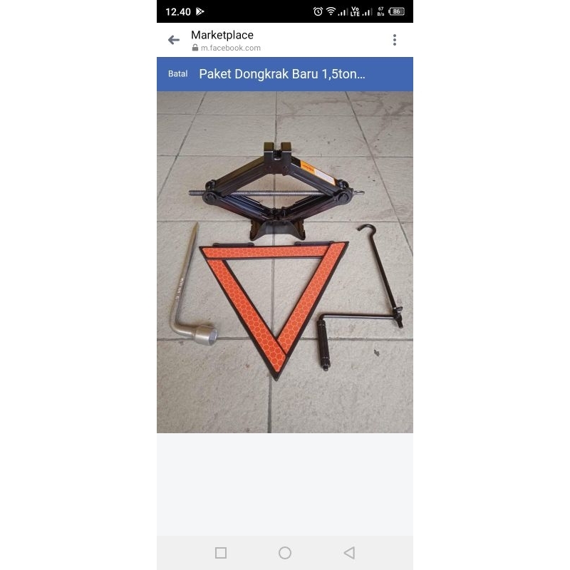 Dongkrak mobil baru