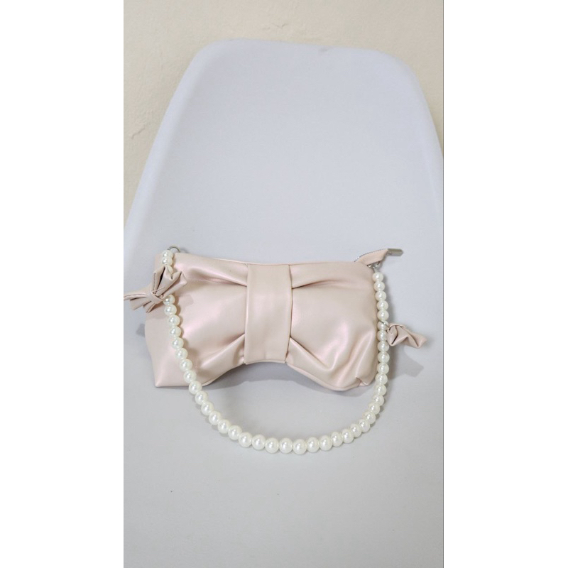 Ribbon Bag Pearl