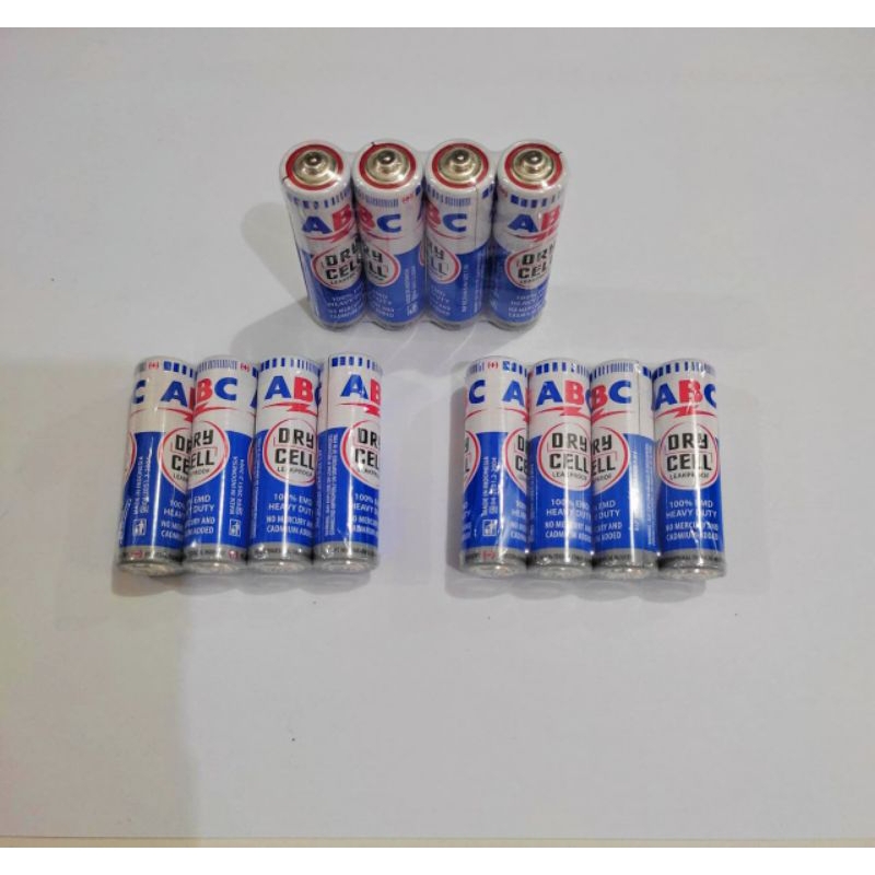 Baterai ABC biru kecil isi 4pc